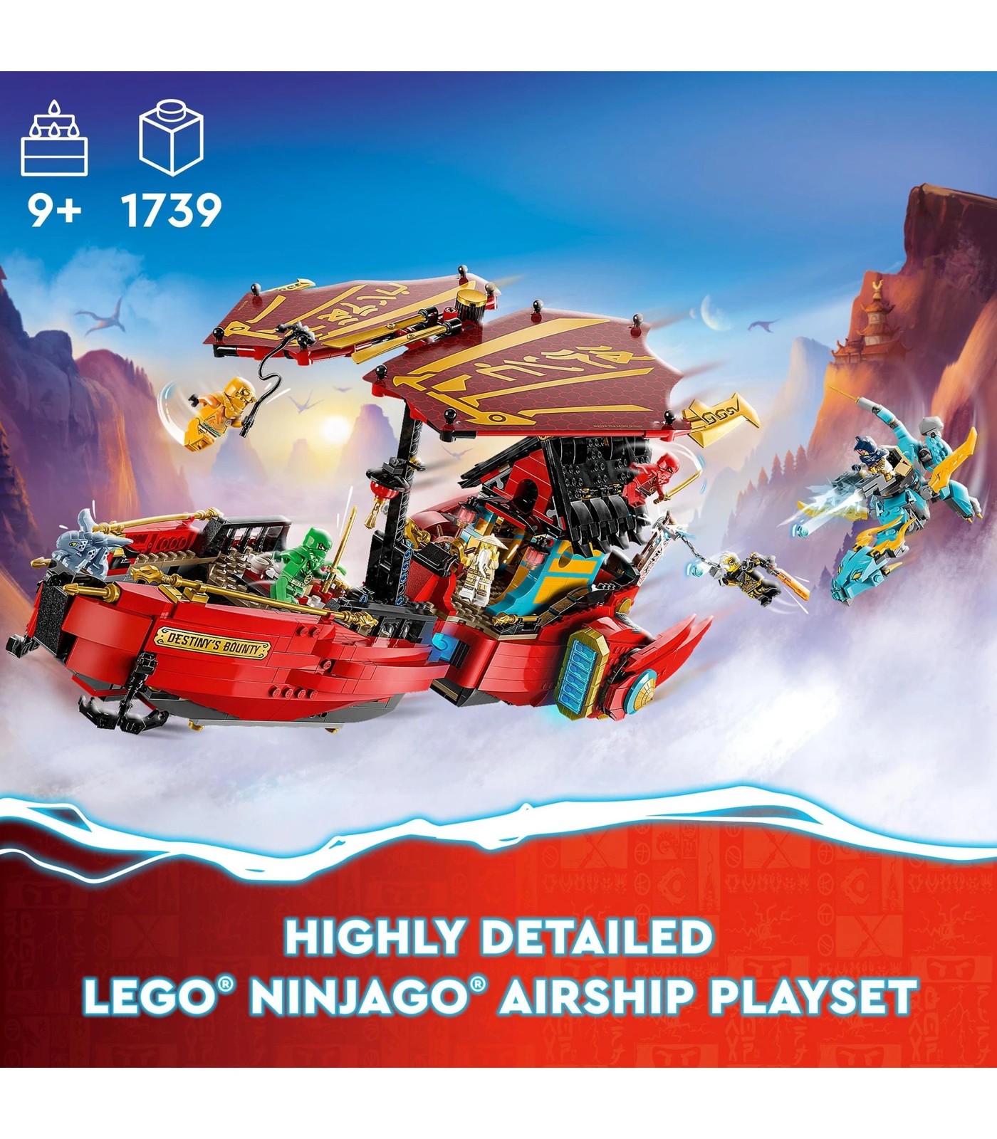 LEGO NINJAGO Destiny s Bounty race against time 71797 Target Australia