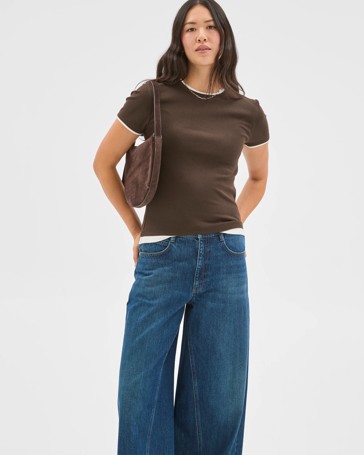 Soft Touch Double Layer Fitted T-Shirt