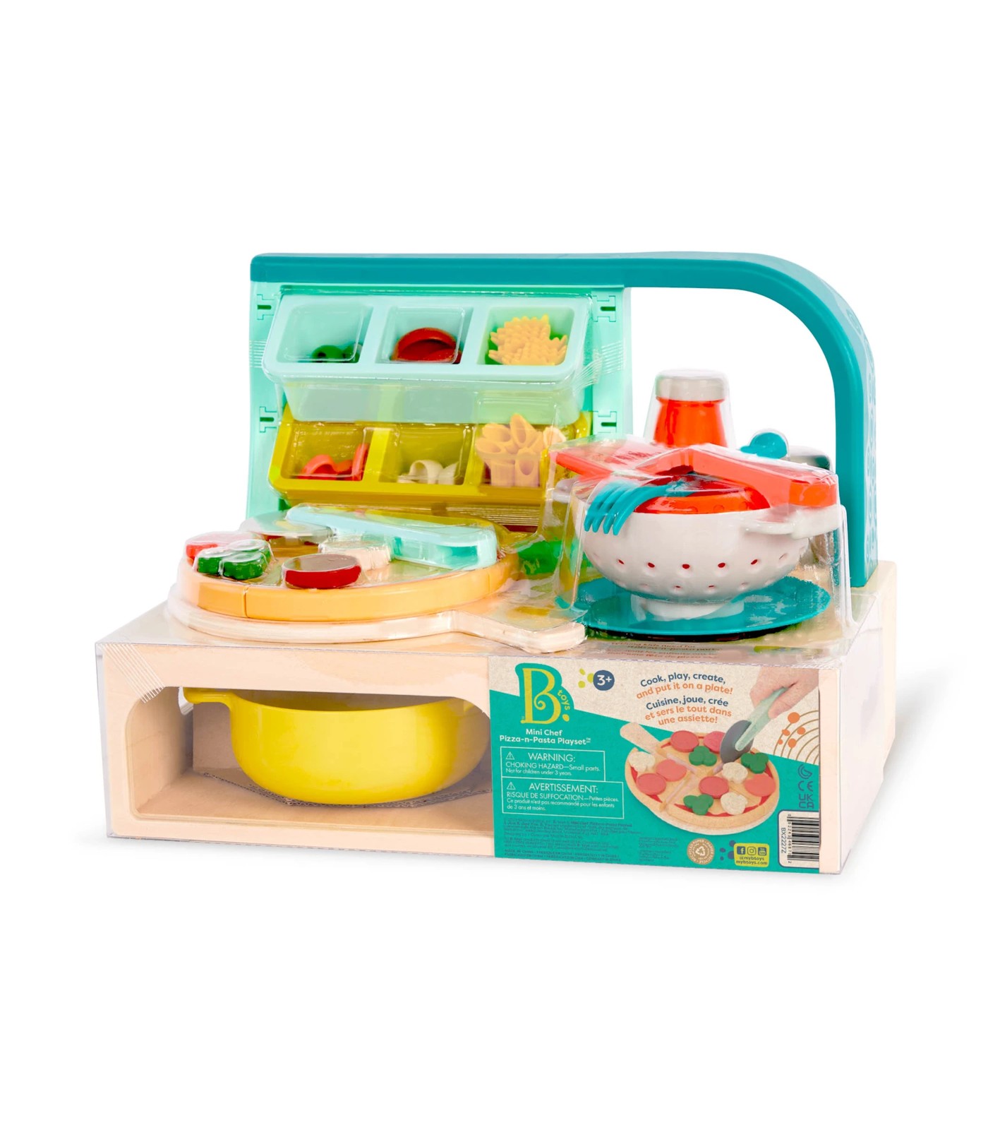 B. toys Play Food Set - Mini Chef - Pizza-n-Pasta Playset