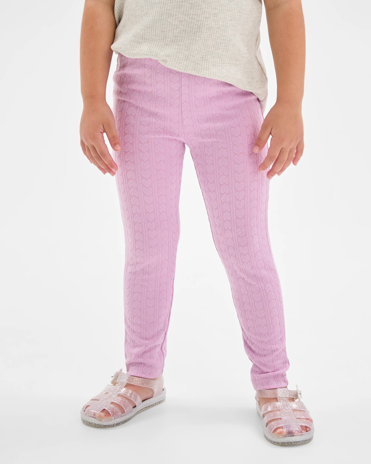 Heart Core Leggings - Purple 3 of 6