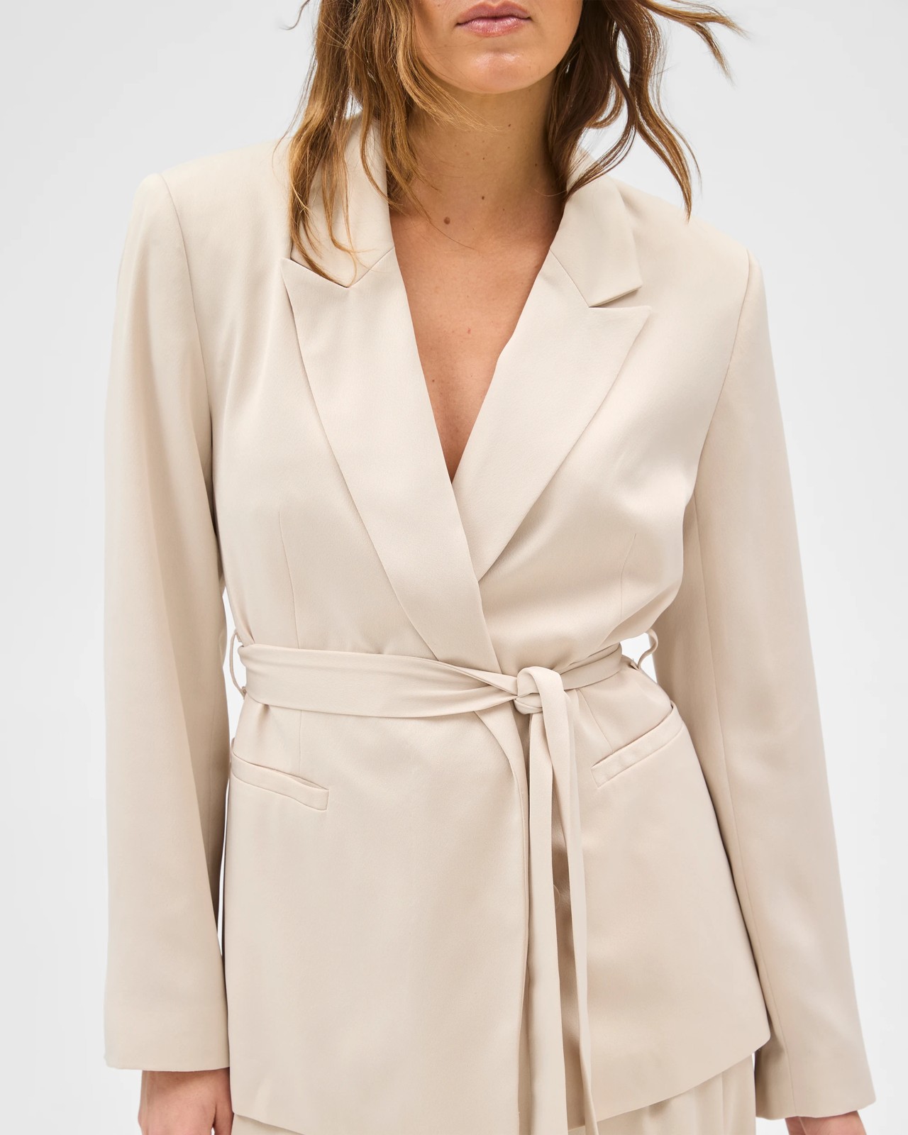 Preview Satin Tailored Blazer 4 of 5