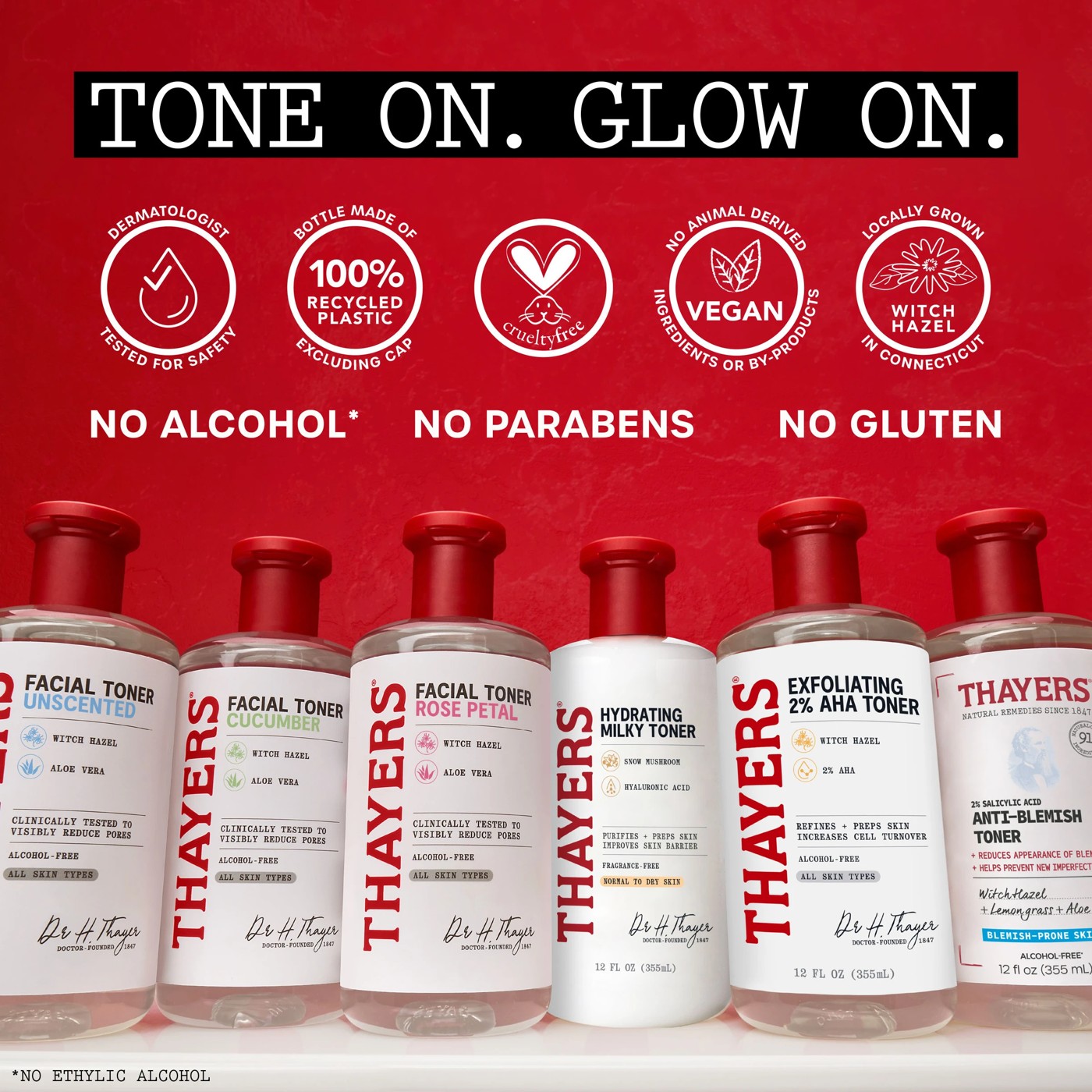 Thayers Rose Petal Alcohol Free Facial Toner 355ml - Witch Hazel and Aloe Vera 3 of 6