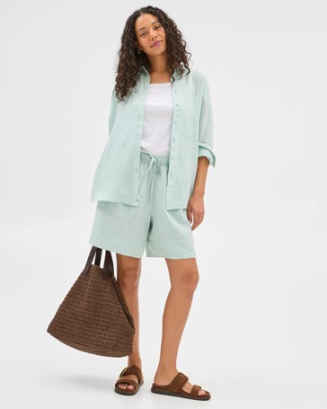 European Linen Long Sleeve Shirt
