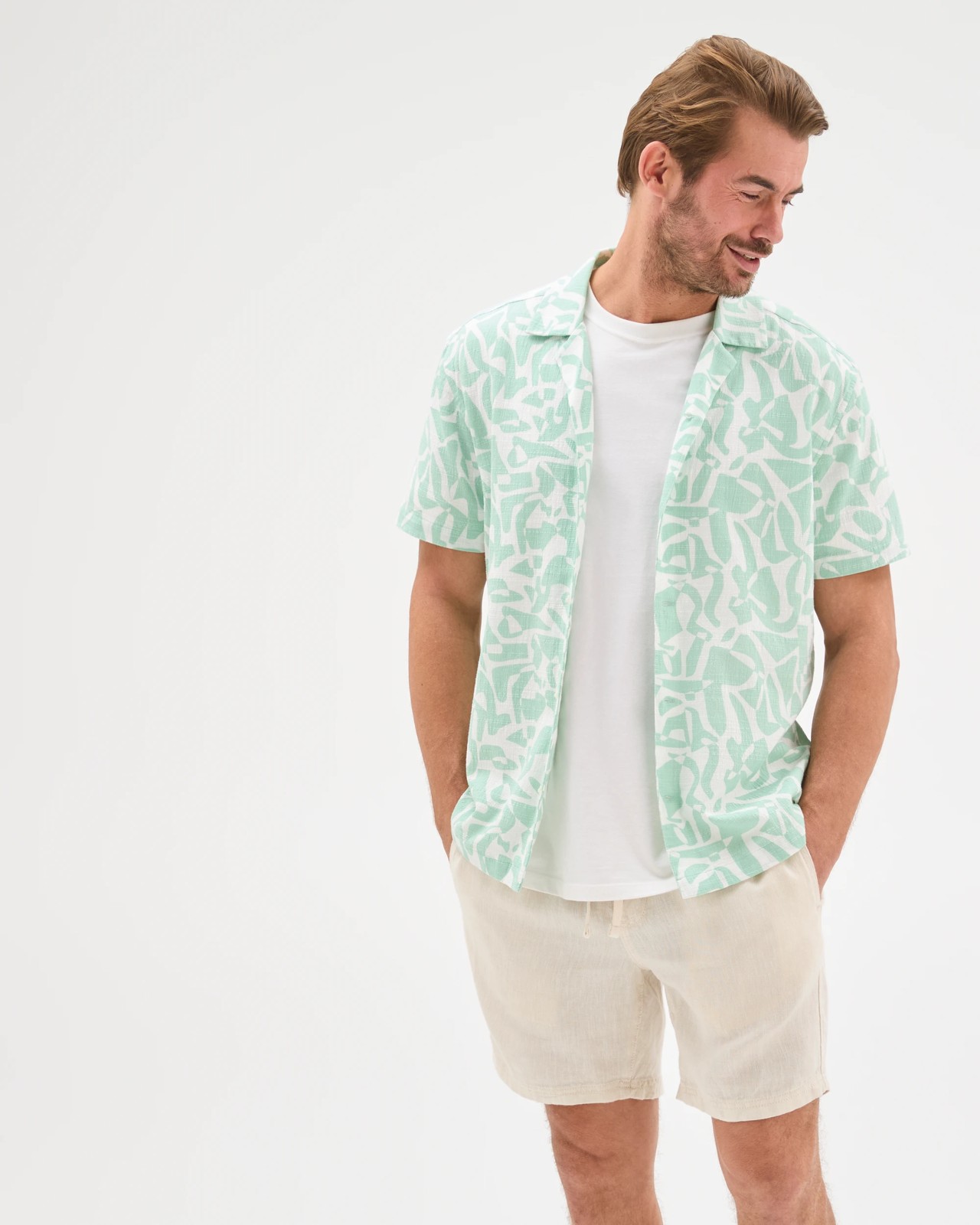 Australian Cotton Geo Print Shirt 4 of 5
