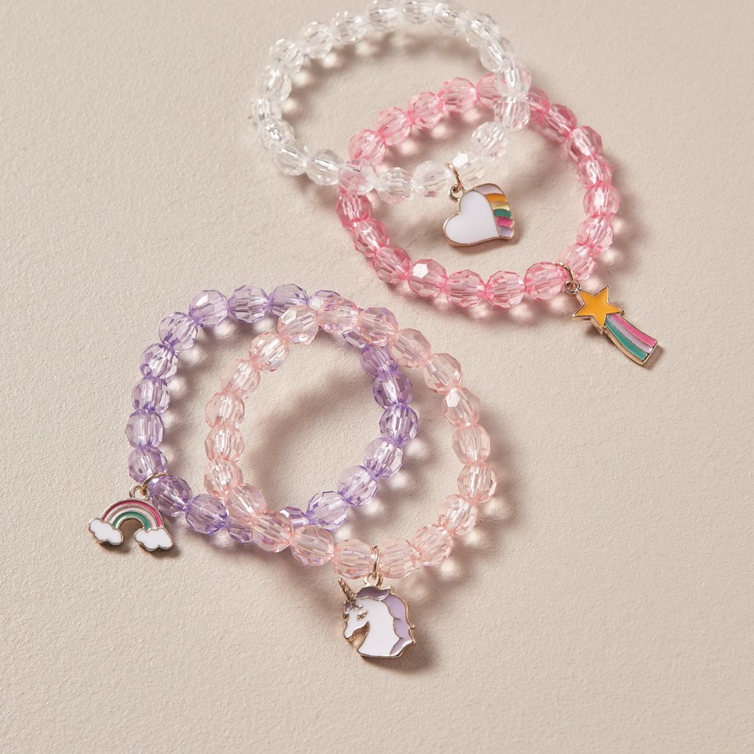 Kids 4 Pack Stretchy Bracelets Target Australia