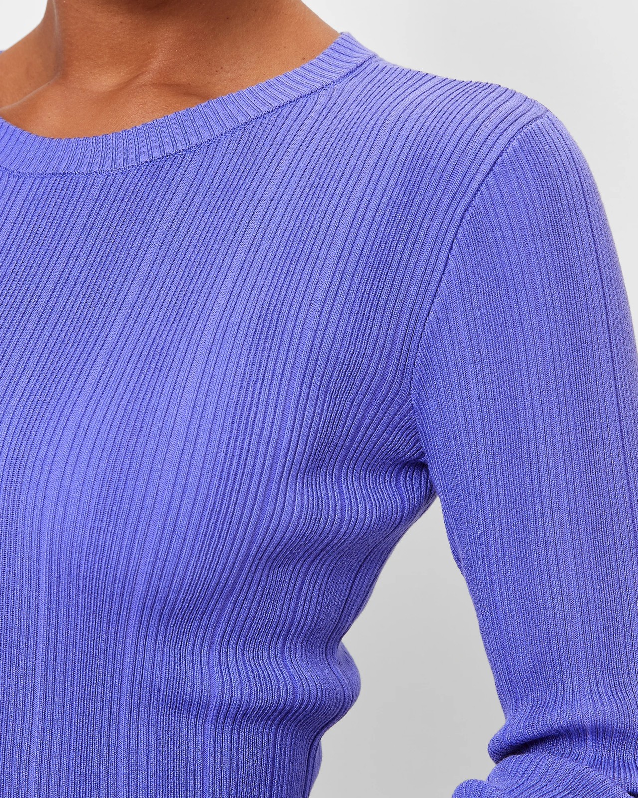 Long Sleeve Variegated Rib Knit T-Shirt - Preview | Target Australia