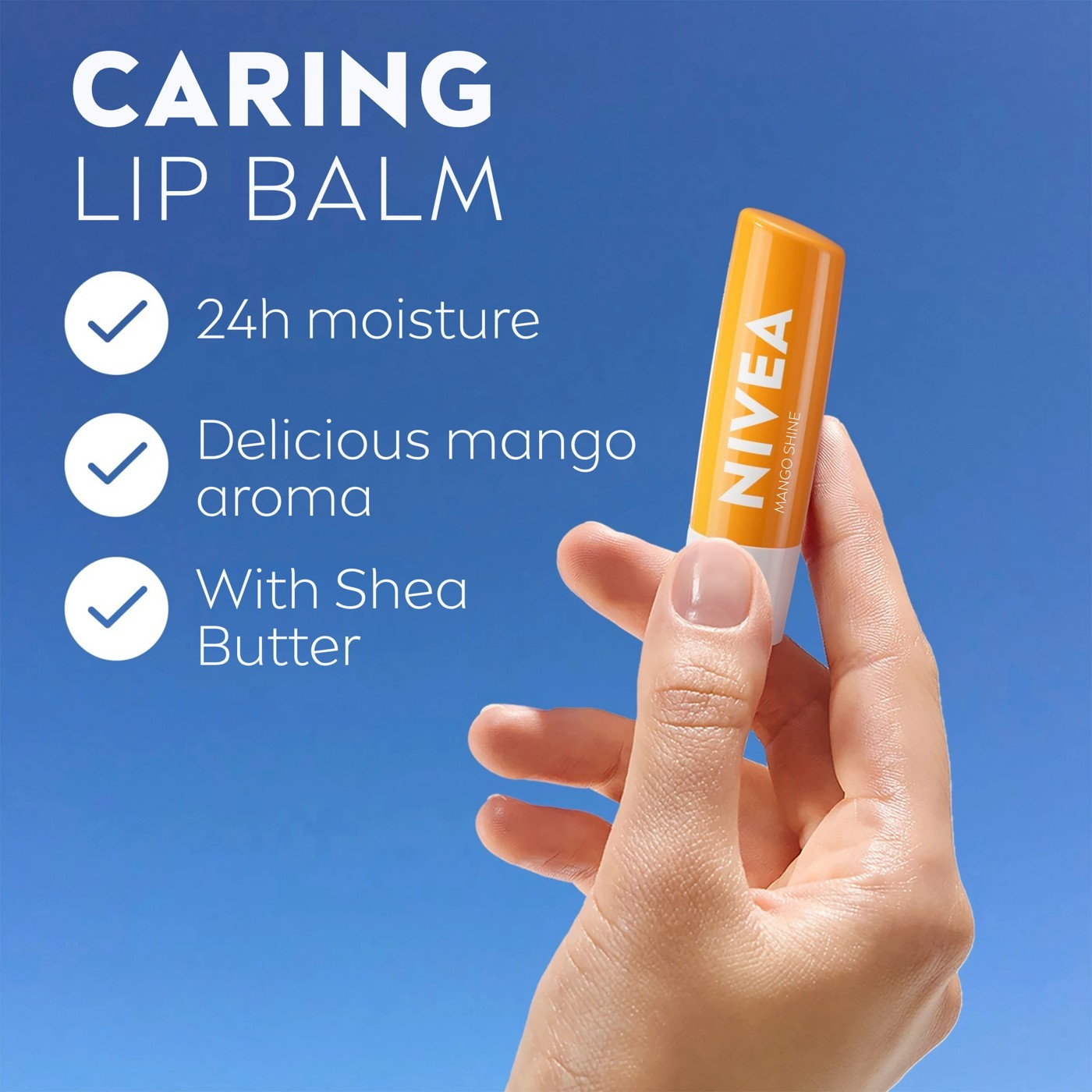 NIVEA Mango Shine Lip Balm - Shea Butter 3 of 5