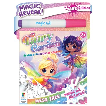 INKredibles Magic Reveal Fairy Garden Mess Free Magic Ink Pictures! - Book