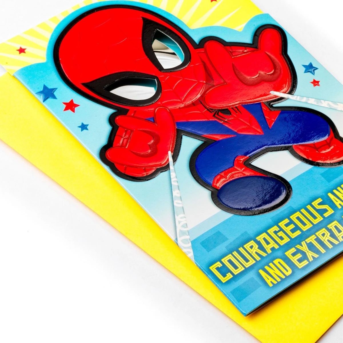 Hallmark Marvel Spiderman Birthday Card 2 of 4