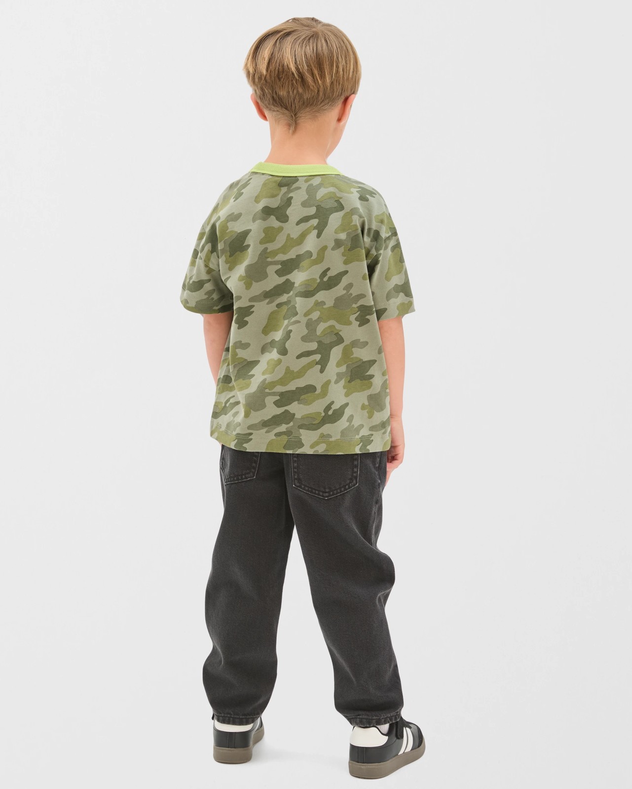 Australian Cotton Oversized Heavyweight T-Shirt - Camo 3 of 5