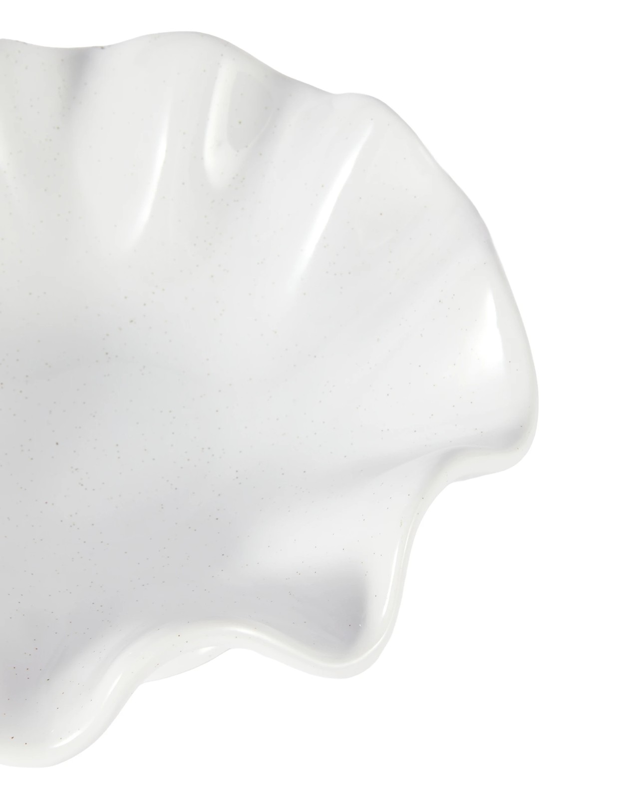 Anko White Wavy Pedestal Decor Bowl 3 of 5