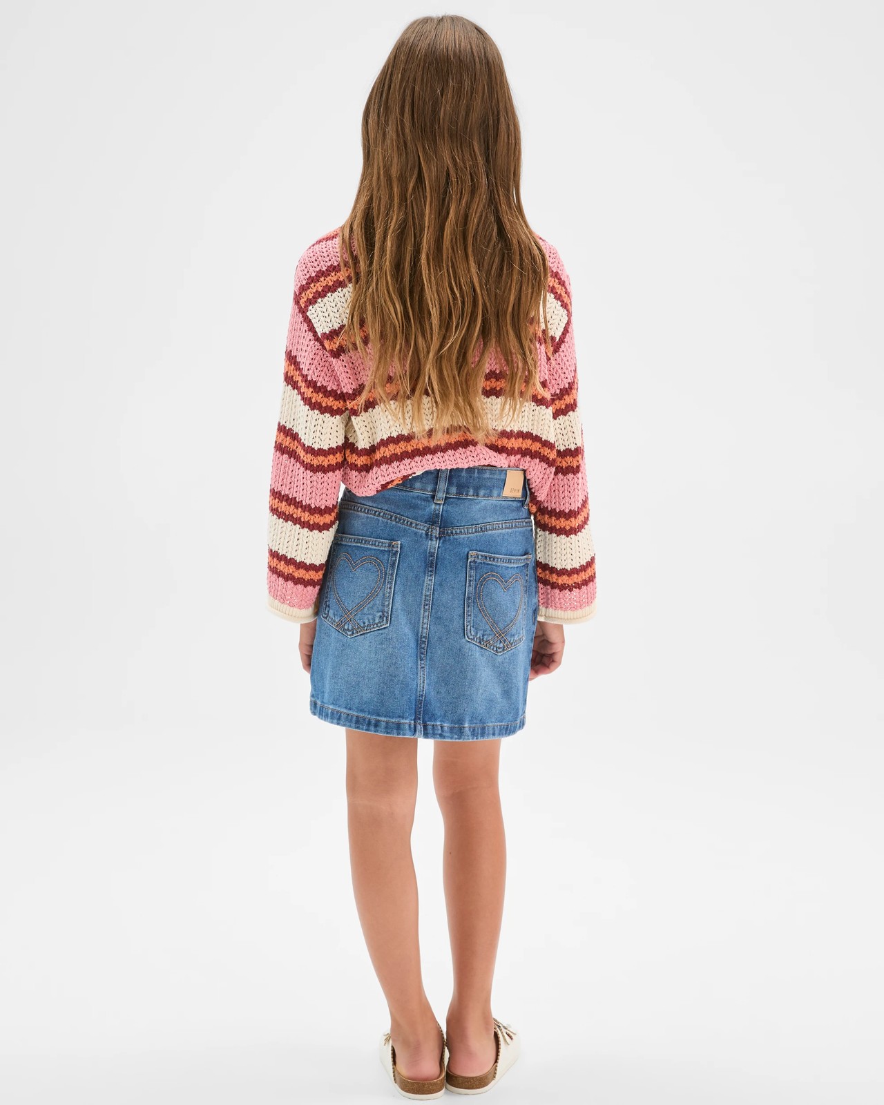 Heart Pocket Denim Skirt 5 of 5