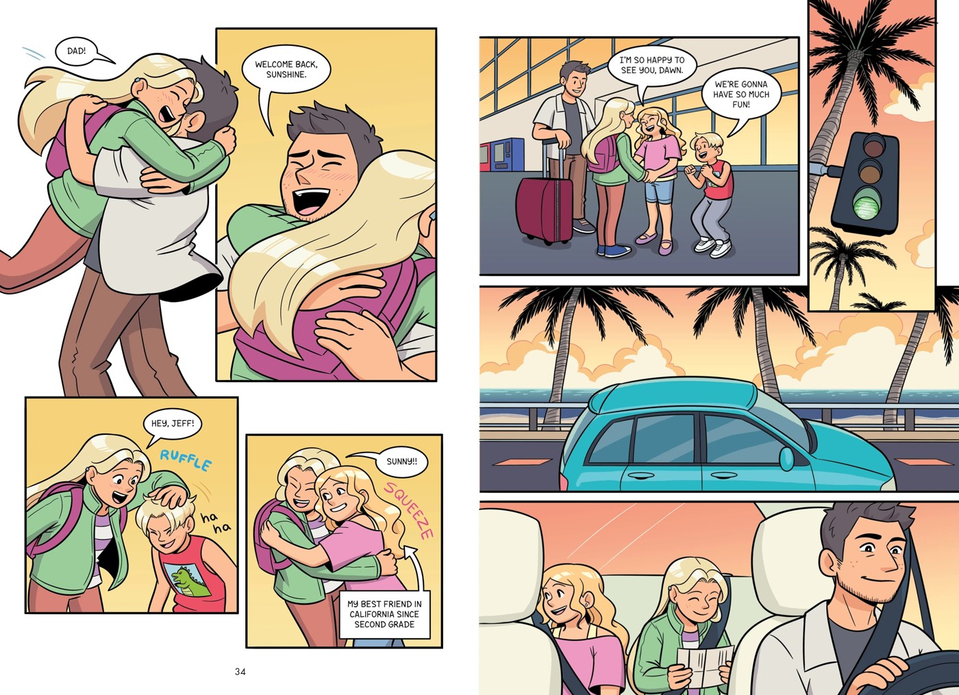 A Graphic Novel Dawn On The Coast: The Baby-Sitters Club by Arley Nopra - Book 3 of 3