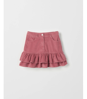 Australian Cotton Woven Cord Frill Skirt