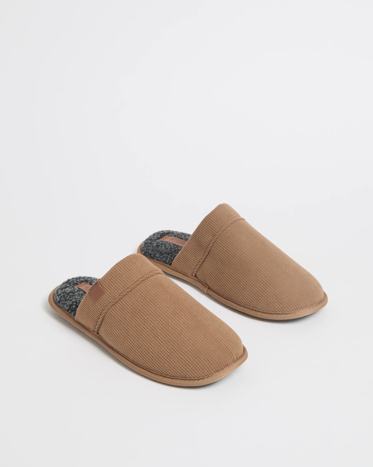 Cord Scuff Slipper - Brown 2 of 3