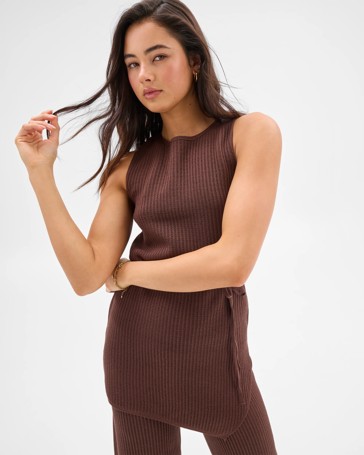 Sleeveless Crochet Tunic Top - Lily Loves