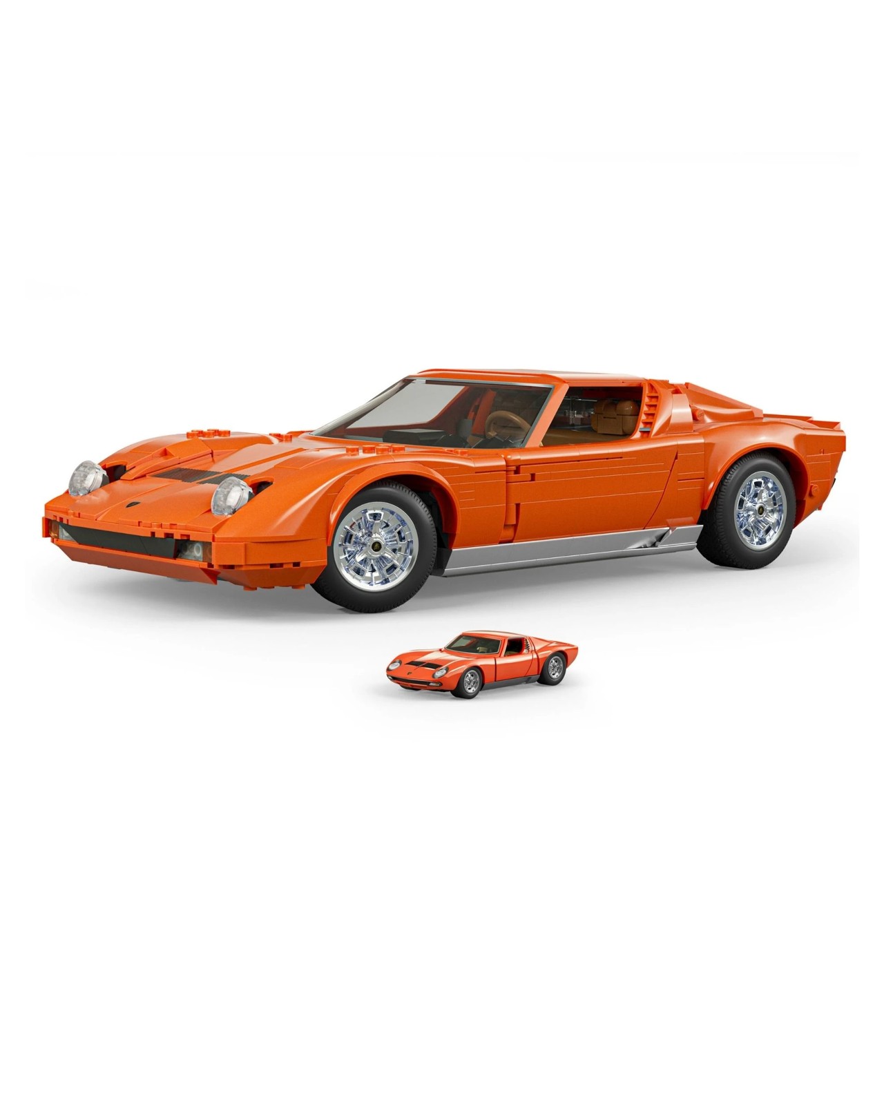 Hot Wheels ’71 Lamborghini Miura P400 SV Building Toy Kit 2 of 5
