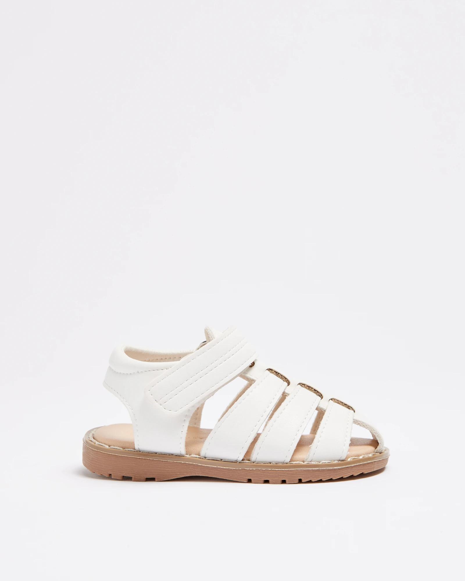 White sandals clearance infant