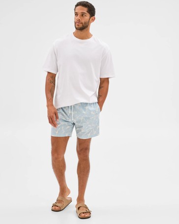 Floral Print Volley Shorts