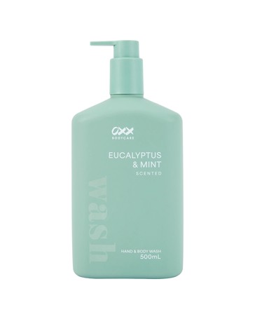 OXX Bodycare Hand and Body Wash 500ml - Eucalyptus and Mint Scented