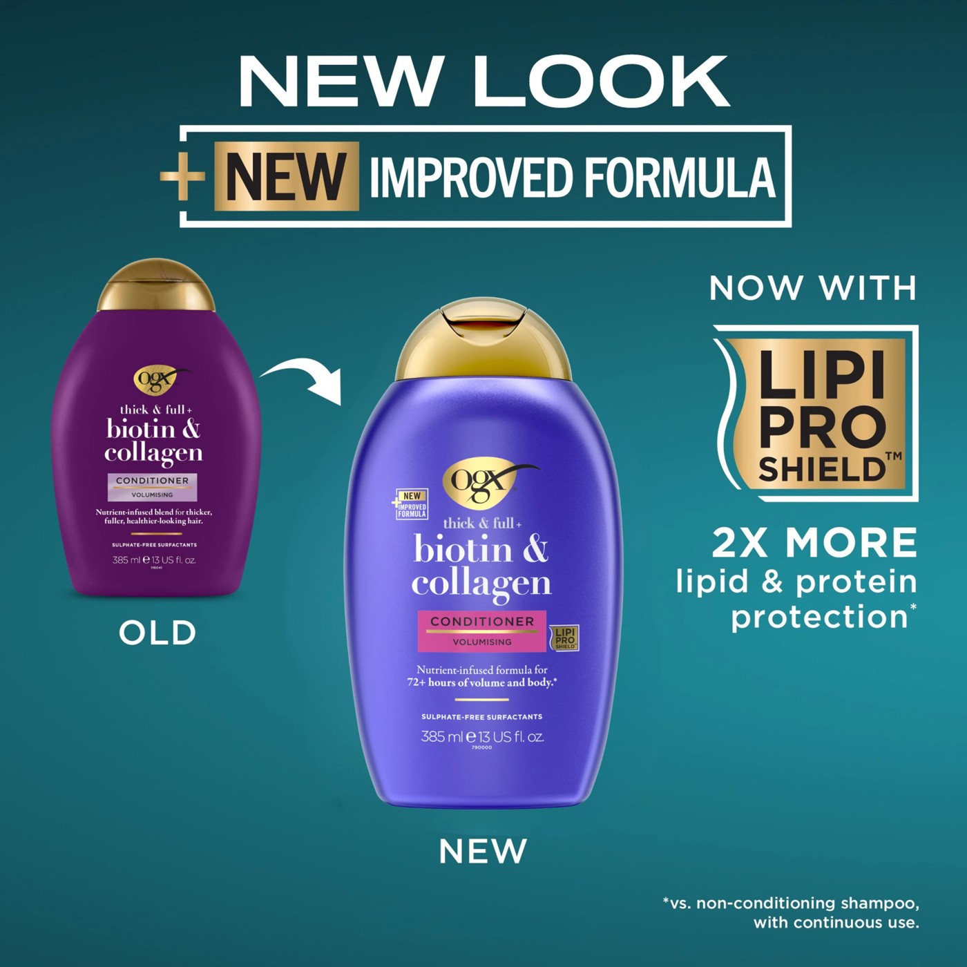 OGX Thick & Full+ Biotin & Collagen Conditioner 385ml 3 of 5