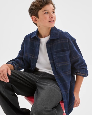 Long Sleeve Corduroy Shirt