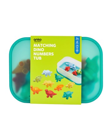 Anko Matching Dino Numbers Tub