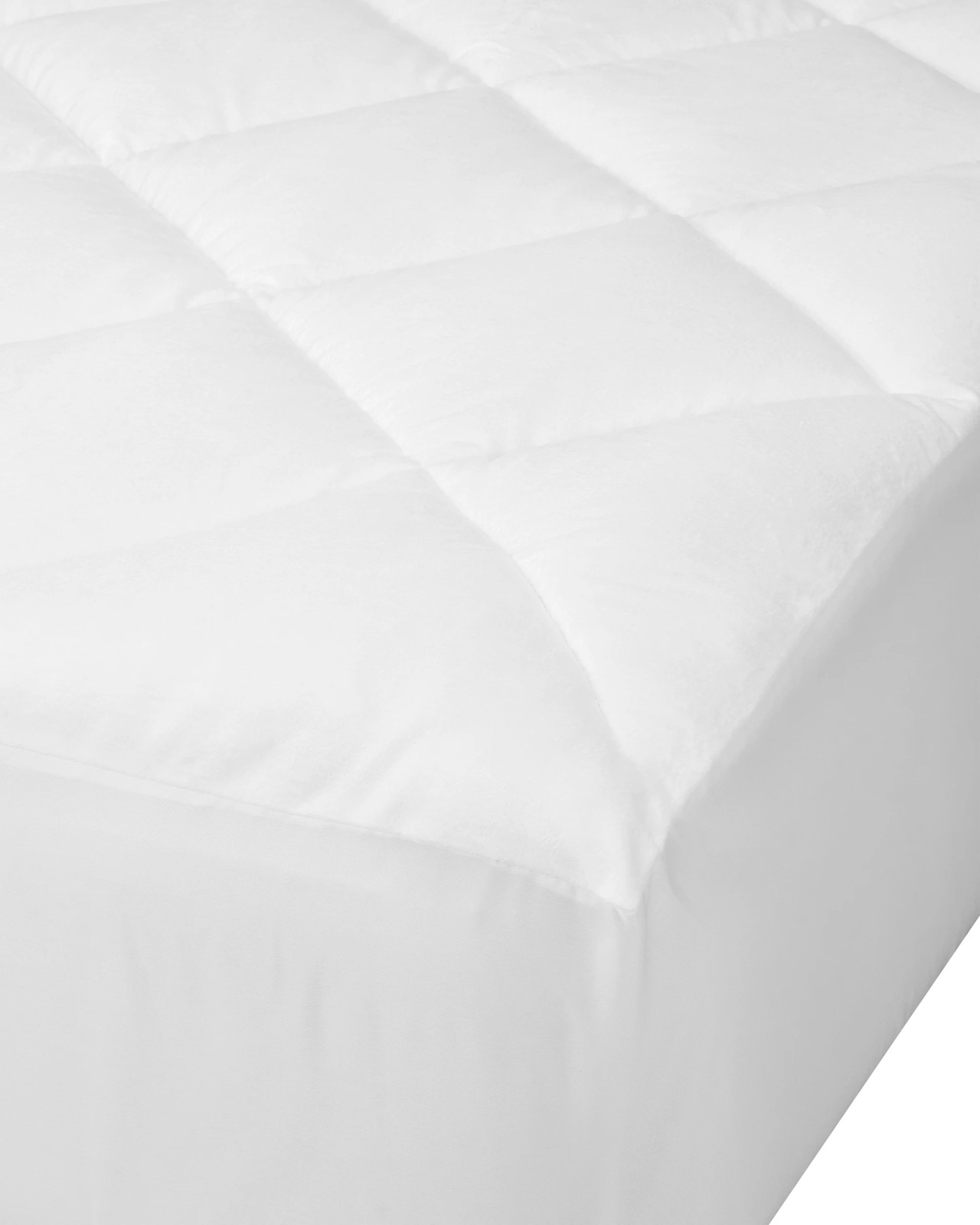 Anko Reversible Plush Mattress Topper, Single Bed - White 5 of 6