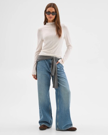 Lily Loves Exposed Seam Skivvy Top