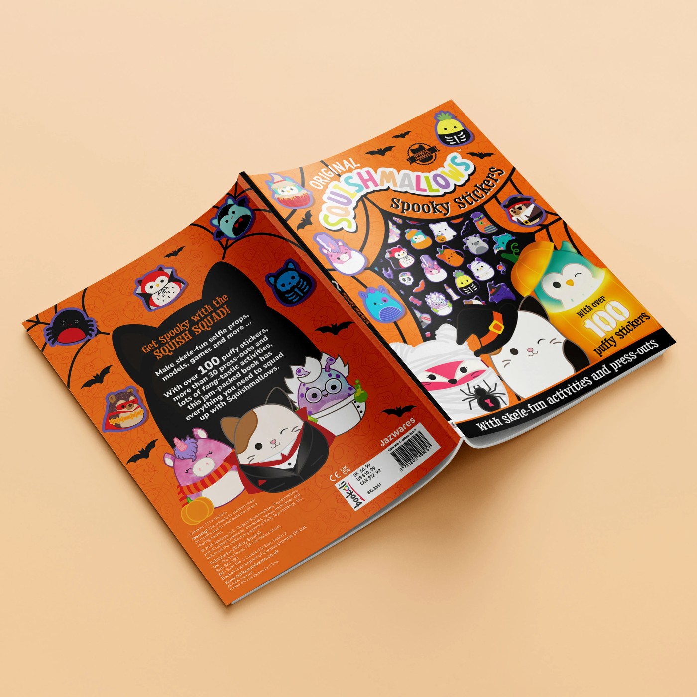 Original Squishmallows Spooky Stickers Book 4 of 4