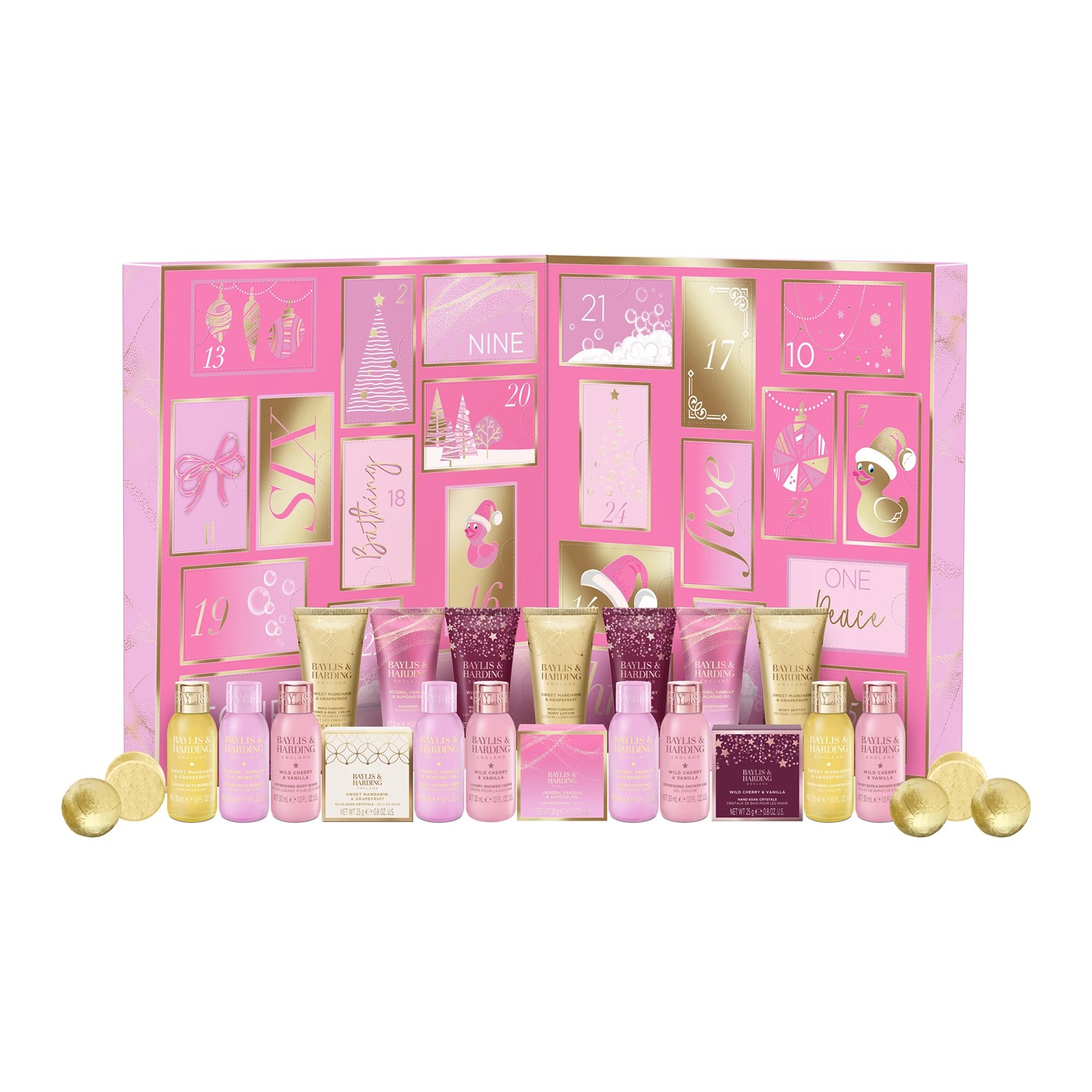 Baylis & Harding Book of 24 Bathing Beauty Treats Luxury Bath and Body Advent Kit 3 of 4