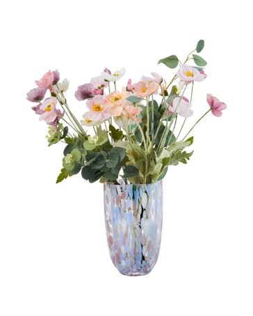 Anko Coloured Glass Confetti Vase
