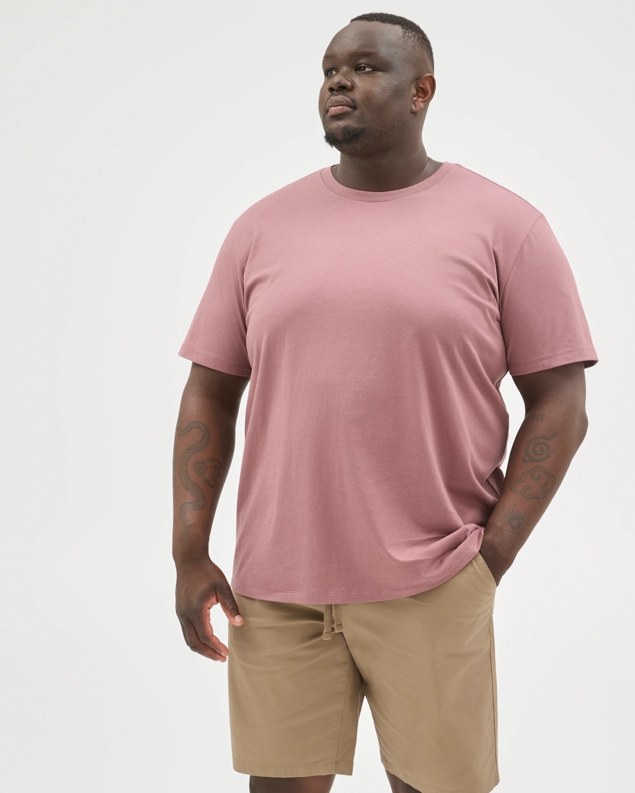 Plus Size Australian Cotton Crew T-Shirt 5 of 6
