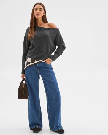 Lily Loves Off Shoulder Jumper