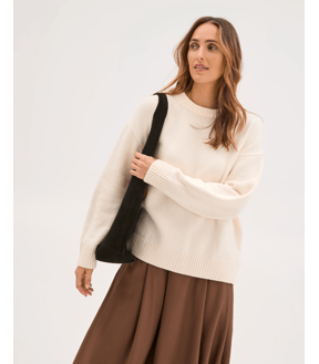 Australian Cotton Blend Oversized Sweater