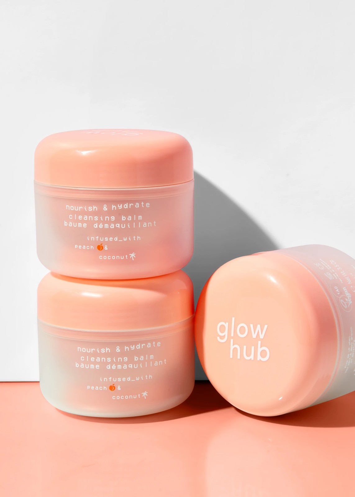 Glow Hub Cleansing Balm 100g - Hyaluronic Acid , Peach and Coconut 3 of 5