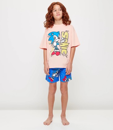 Sonic The Hedgehog Cotton Pyjama Set