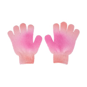 Exfoliating Gloves, Pink and Peach - OXX Bodycare
