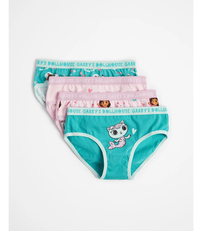 Girls Gabby s Dollhouse Briefs 4 Pack