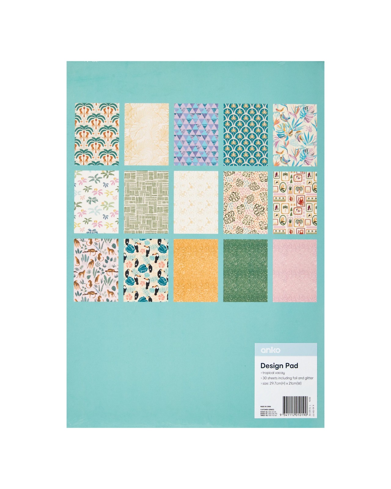 Anko Design Pad - Tropical Vacay 4 of 4