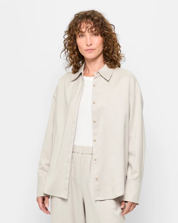 Long Sleeve Tailored Shirt - Preview