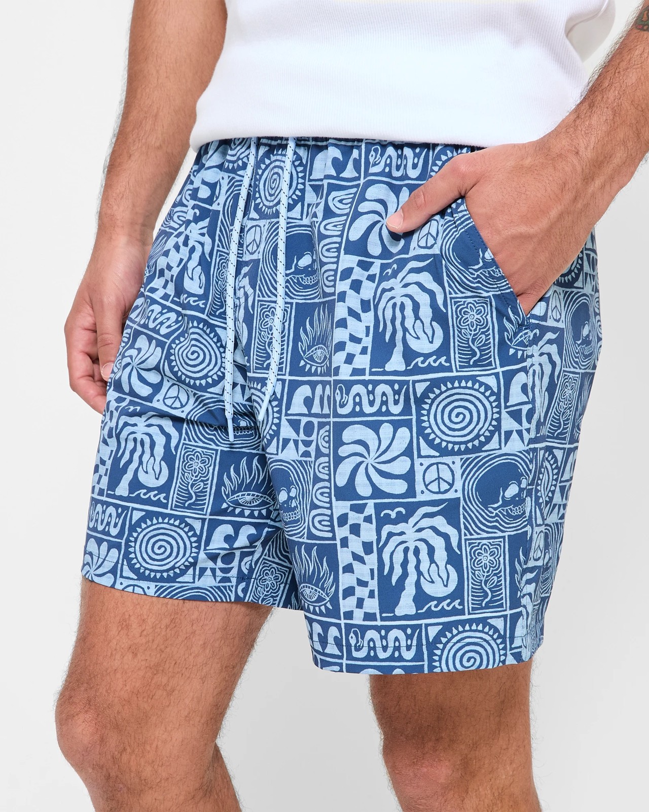 Print Volley Boardshorts - Commons 3 of 5
