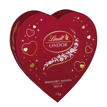 Lindt LINDOR Heart Gift Box 73g