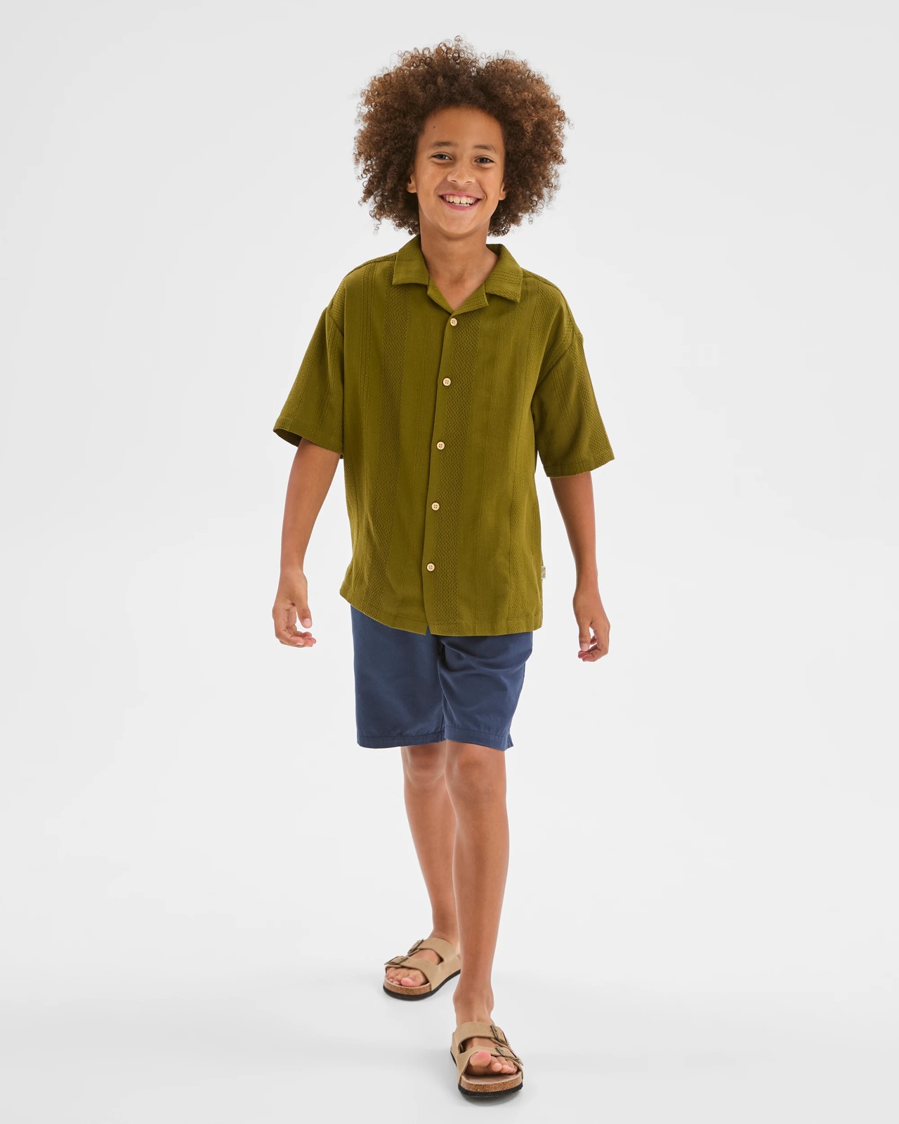 Australian Cotton Textured Short Sleeve Shirt 2 of 5