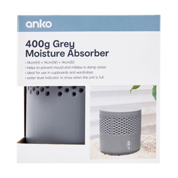 400g Grey Moisture Absorber - Anko