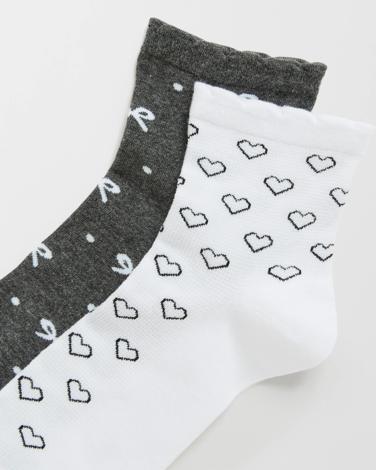 Australian Cotton Blend 2 Pack Fashion Quarter Crew Socks 2 of 3
