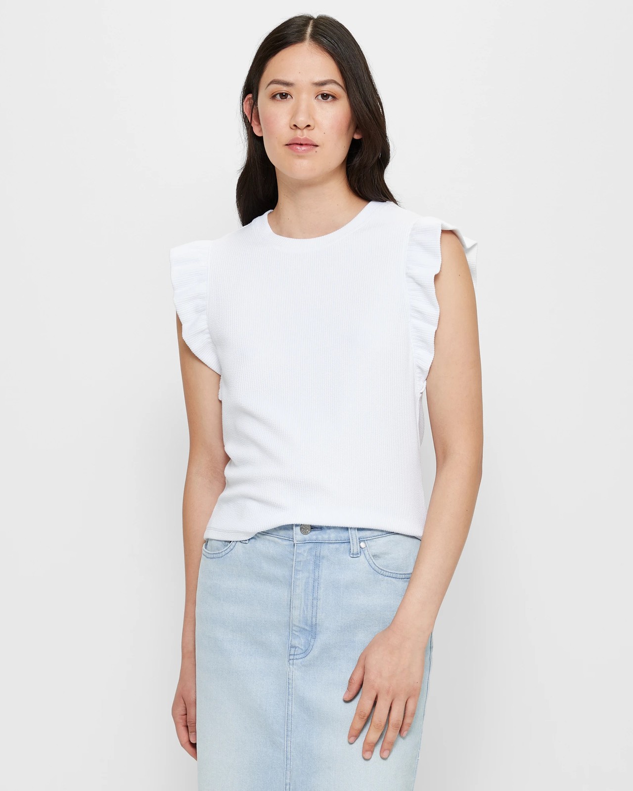 Ruffle Sleeve Top Target Australia