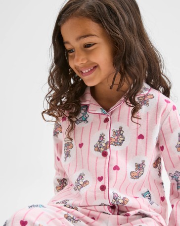 Paw Patrol Australian Cotton Flannel Younger Girls Pyjama Set
