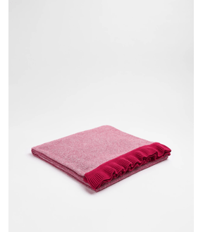 Kaya Knit Ruffle Throw