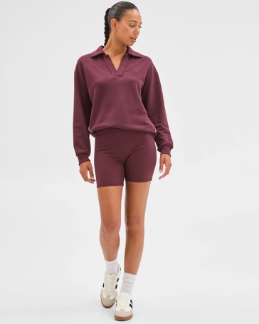 Active Australian Cotton Blend Rugby Polo Sweat Top